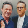 Hugh Jackman And Ryan Reynolds Diamond Painting