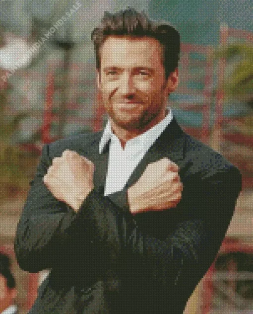 Hugh Jackman Celebrity Diamond Painting