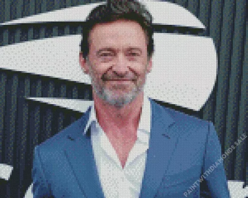 Hugh Jackman In Suit Diamond Painting