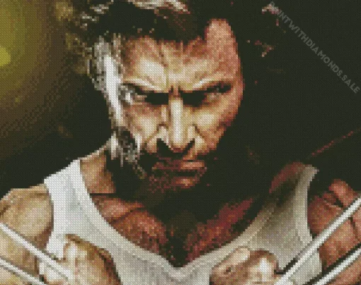 Hugh Jackman In Wolverine Diamond Painting