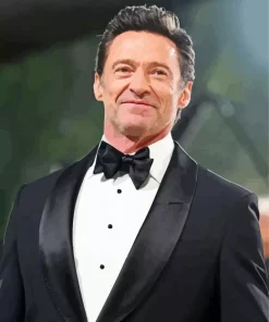 Hugh Jackman Smiling Diamond Painting