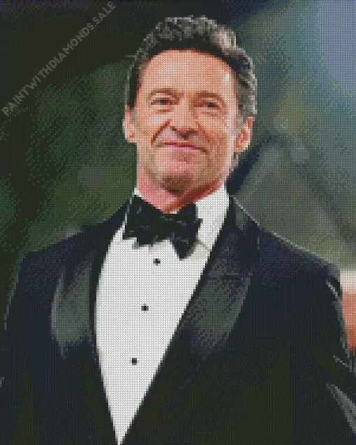 Hugh Jackman Smiling Diamond Painting