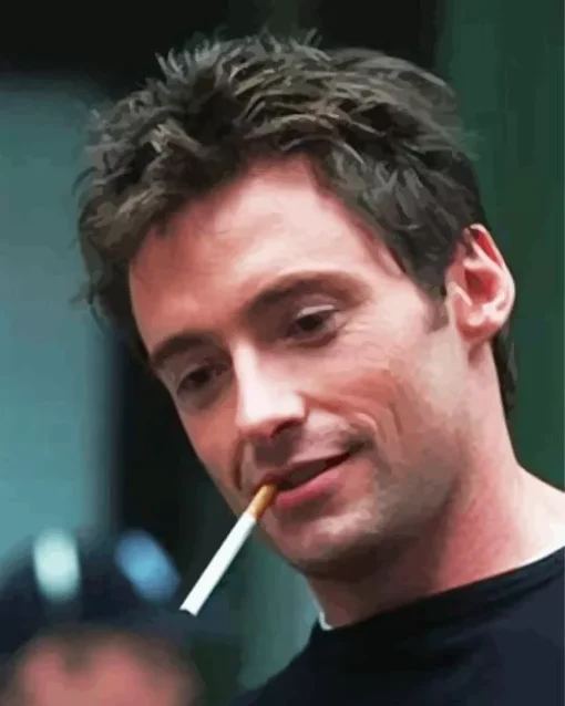 Hugh Jackman Smoking Diamond Painting