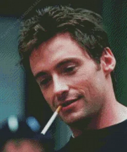 Hugh Jackman Smoking Diamond Painting