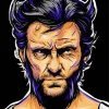 Hugh Jackman Wolverine Art Diamond Painting