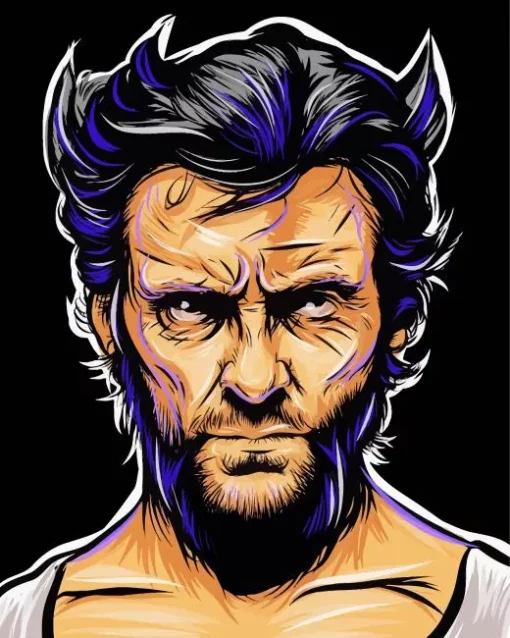 Hugh Jackman Wolverine Art Diamond Painting