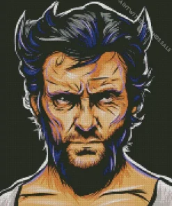 Hugh Jackman Wolverine Art Diamond Painting