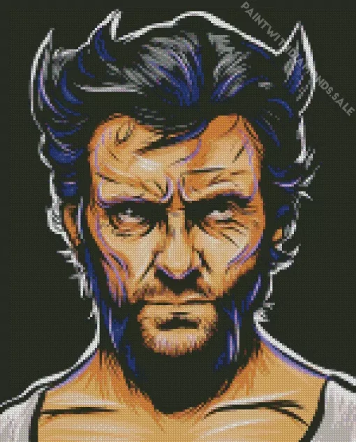 Hugh Jackman Wolverine Art Diamond Painting