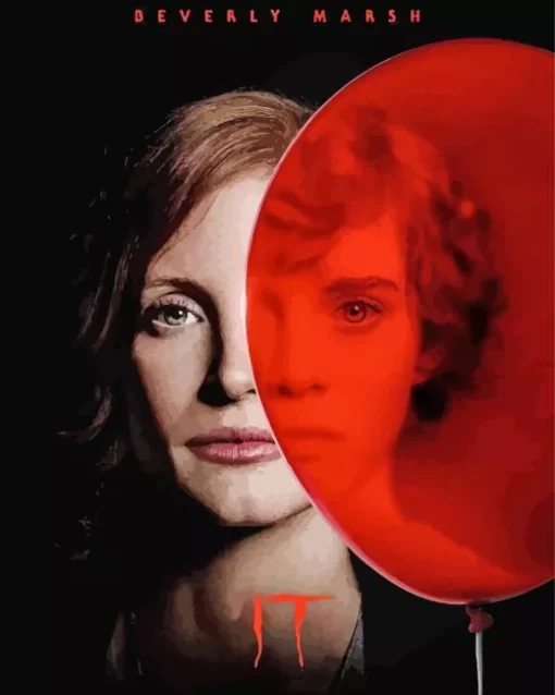 It Chapter Two Jessica Chastain Diamond Painting