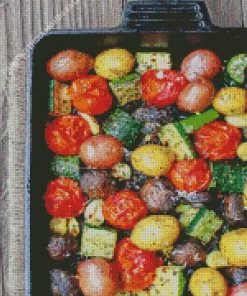 Italian Oven Roasted Vegetables Diamond Painting