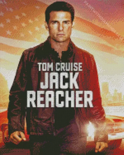 Jack Reacher Tom Cruise Diamond Painting