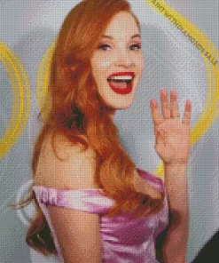 Jessica Chastain Diamond Painting