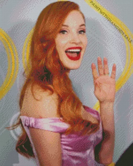 Jessica Chastain Diamond Painting