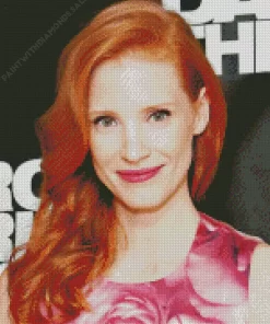 Jessica Chastain Actress Diamond Painting