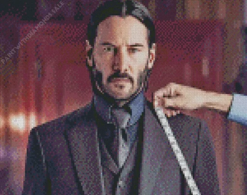 John Wick Keanu Reeves Diamond Painting