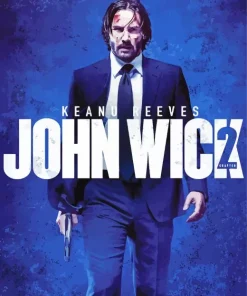 John Wick Keanu Reeves Poster Diamond Painting