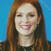 Julianne Moore Smiling Diamond Painting