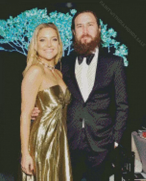 Kate Hudson And Her Partner Diamond Painting