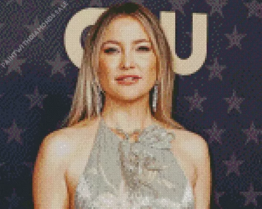 Kate Hudson In A Silver Dress Diamond Painting