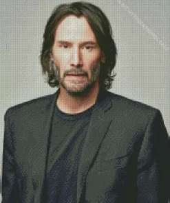 Keanu Reeves Actor Diamond Painting