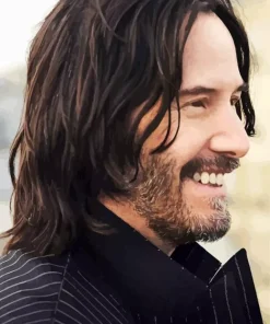 Keanu Reeves Smiling Diamond Painting