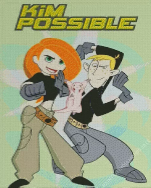 Kim Possible Poster Diamond Painting