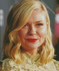 Kirsten Dunst In Short Hair Diamond Painting