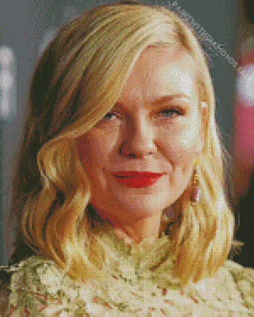 Kirsten Dunst In Short Hair Diamond Painting