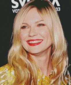 Kirsten Dunst Smiling Diamond Painting