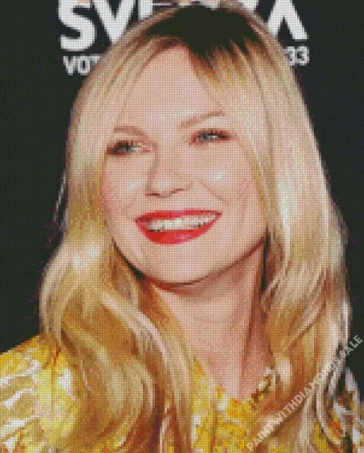 Kirsten Dunst Smiling Diamond Painting