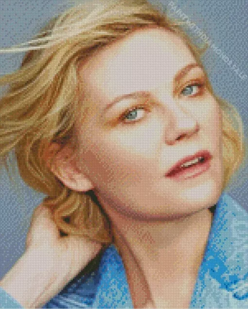 Kirsten Dunst With Short Hair Diamond Painting