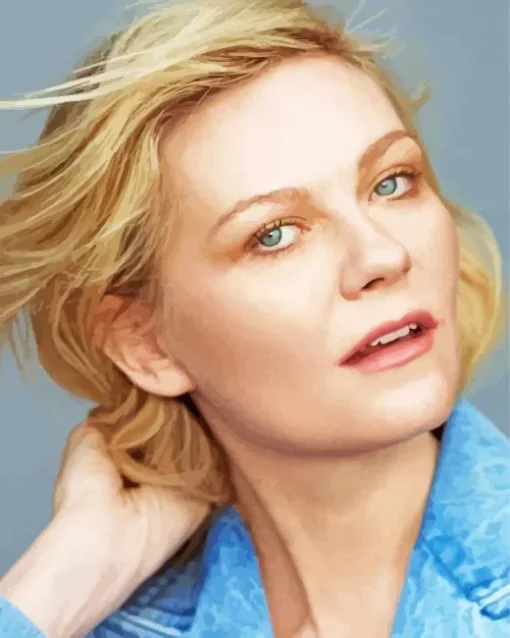 Kirsten Dunst With Short Hair Diamond Painting