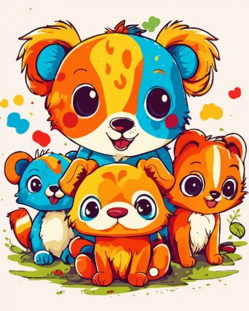 Koala Family Diamond Painting