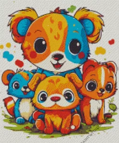 Koala Family Diamond Painting