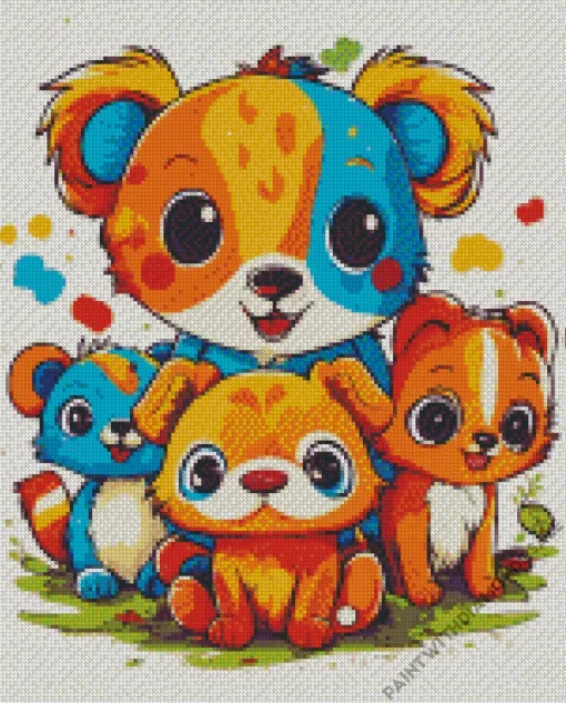 Koala Family Diamond Painting