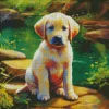 Labrador Puppy Diamond Painting