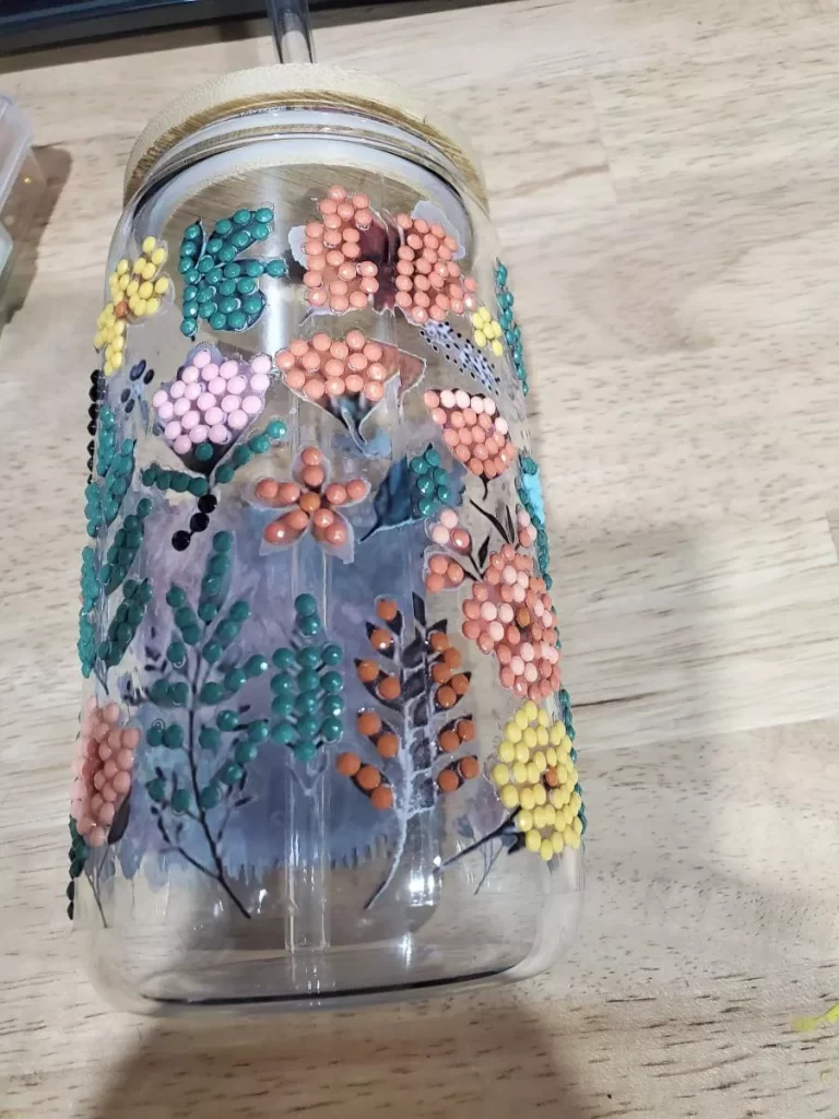 A Blooming Diamond Jar
