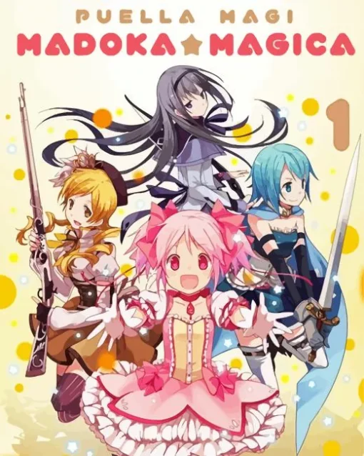 Madoka Magica Poster Diamond Painting