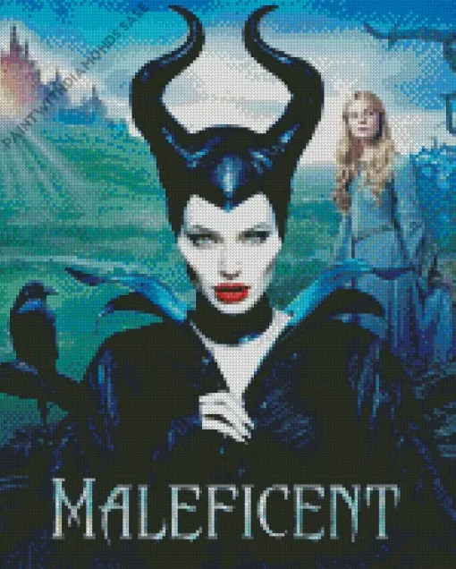 Maleficent Poster Diamond Painting