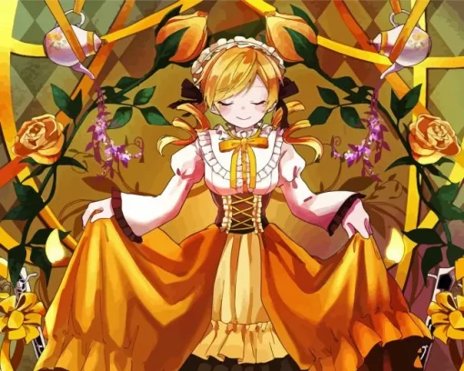 Mami Tomoe Madoka Magika Diamond Painting