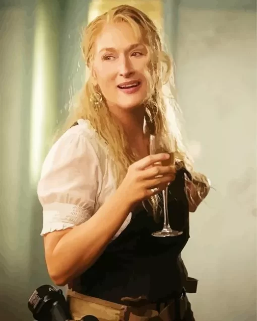 Mamma Mia Meryl Streep Diamond Painting