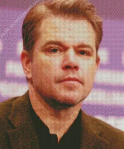 Matt Damon Actor Diamond Painting