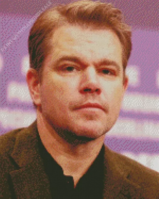 Matt Damon Actor Diamond Painting