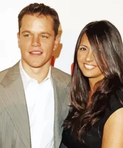 Matt Damon And His Wife Diamond Painting