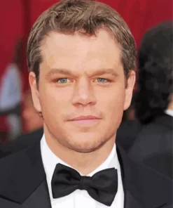 Matt Damon In Suit Diamond Painting