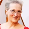 Meryl Streep In Red Diamond Painting