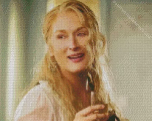 Meryl Streep Mamma Mia Diamond Painting