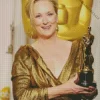 Meryl Streep With Award Diamond Painting