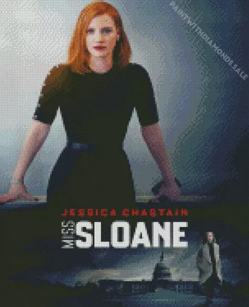 Miss Sloane Jessica Chastain Diamond Painting