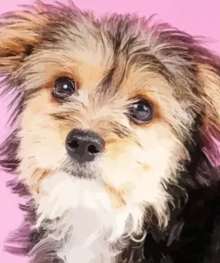 Morkie Dog Diamond Painting